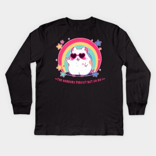 the horrors persist hamster Kids Long Sleeve T-Shirt